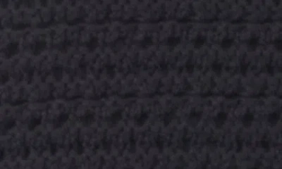 1.state Open Stitch Cotton Blend Sweater Tank In Black