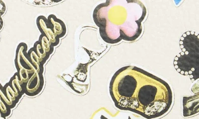 Marc Jacobs Sticker Print Wristlet In Multi