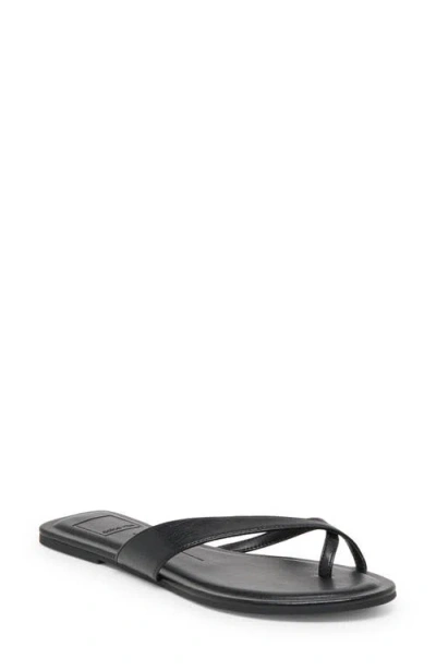 Dolce Vita Lenex Toe Loop Sandal In Black