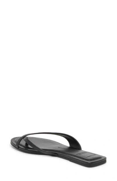 Dolce Vita Lenex Toe Loop Sandal In Black