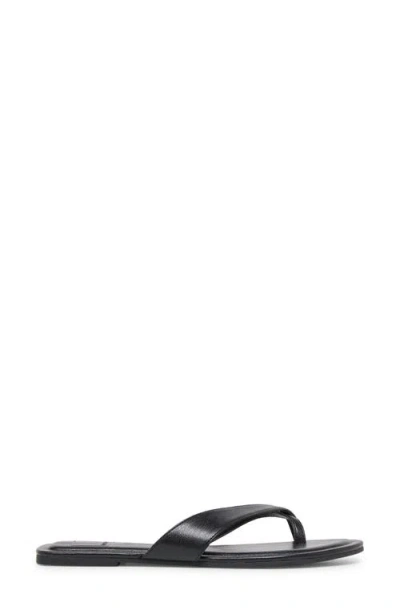 Dolce Vita Lenex Toe Loop Sandal In Black