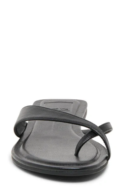 Dolce Vita Lenex Toe Loop Sandal In Black