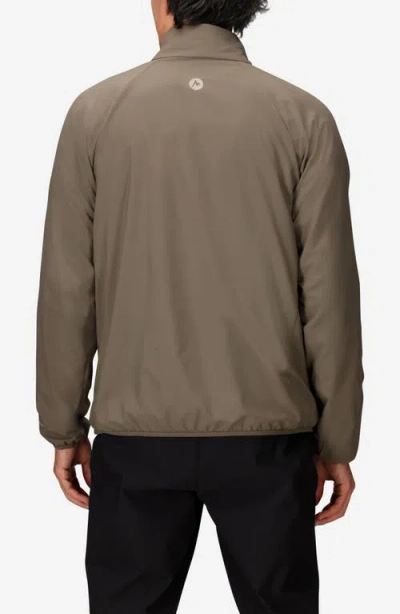 Marmot Aerothermal Half Zip Pullover In Brown