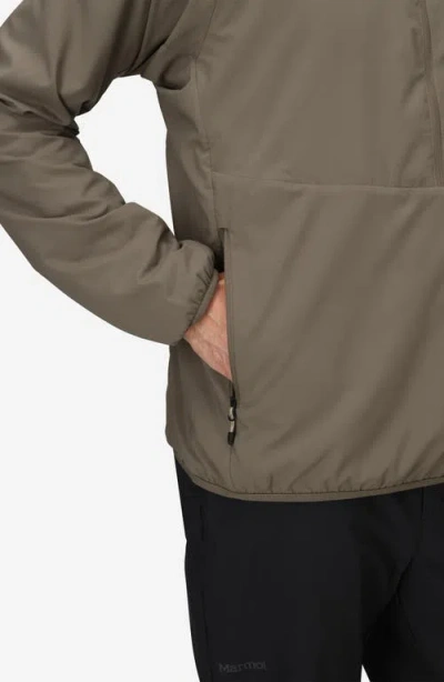 Marmot Aerothermal Half Zip Pullover In Brown