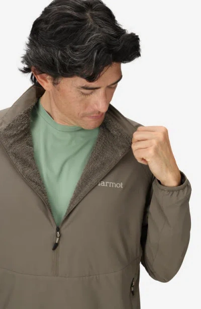 Marmot Aerothermal Half Zip Pullover In Brown