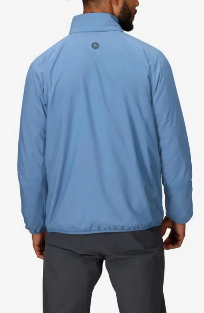 Marmot Aerothermal Half Zip Pullover In Blue