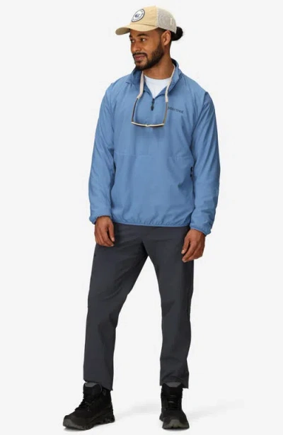 Marmot Aerothermal Half Zip Pullover In Blue