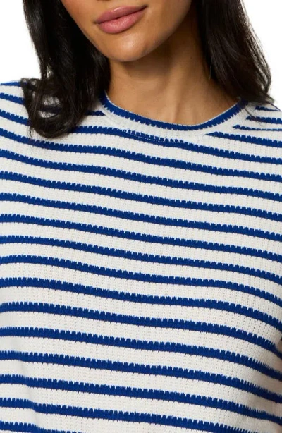 Sanctuary Perfect Texture Stripe Tee In Blue