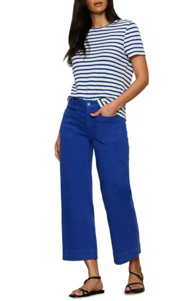 Sanctuary Perfect Texture Stripe Tee In Blue