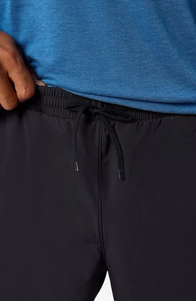 Marmot Unpaved Lined Active Drawstring Shorts In Black