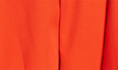Alaïa Womens Orange Sanguine Ruffled Open-seam Cotton Trousers In Orange