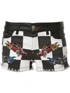 PHILIPP PLEIN Narcissia denim shorts,DONOTWASH/DONOTDRYCLEAN