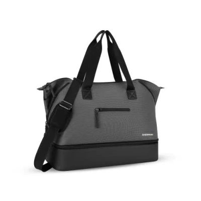 Sherpani Boston Anti-theft Weekender Duffle Bag In Gray