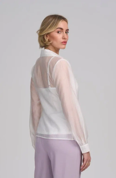 Elle Collection Hardware Shirt In White