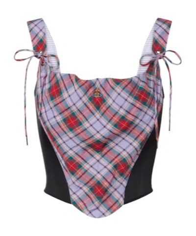 Vivienne Westwood Puppy Corset Louth Tartan 38 Women In Multi