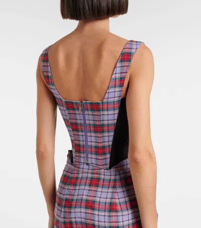 Vivienne Westwood Puppy Corset Louth Tartan 38 Women In Multi