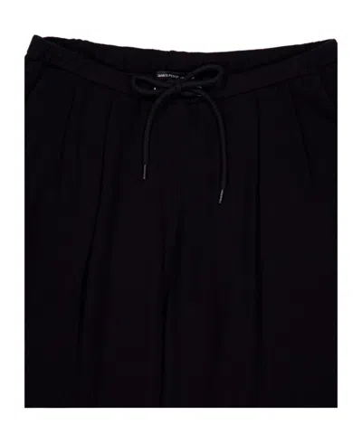James Perse Drawstring Track Pants In Black