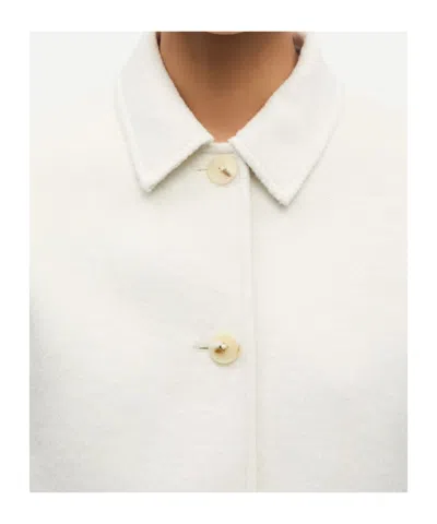 Samsoe & Samsoe Saholly Collared Jacket In White