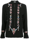 VILSHENKO floral embroidery blouse,DRYCLEANONLY