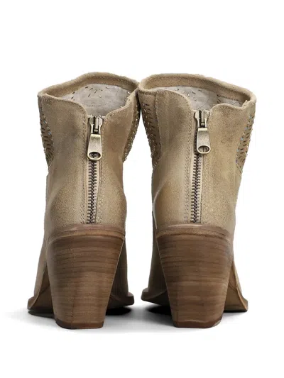 Metisse Suede Ankle Boots In Multi