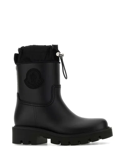 Moncler Kickstream Rain Boots In Black
