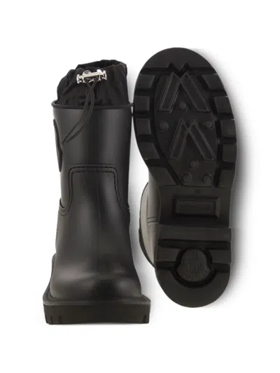 Moncler Kickstream Rain Boots In Black