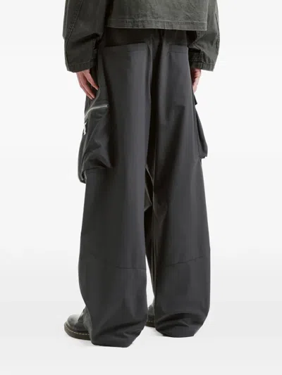 Five Cm Cargo-pocket Trousers In Gray