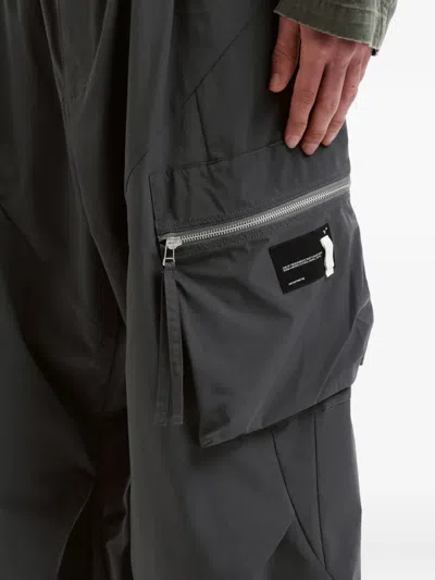 Five Cm Cargo-pocket Trousers In Gray