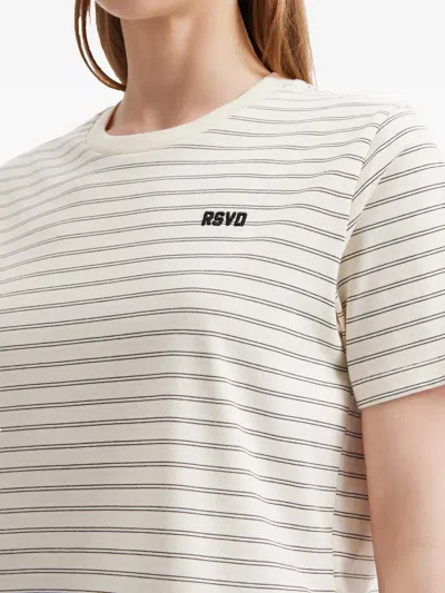Izzue Striped T-shirt In White