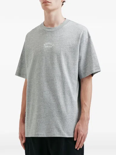 Izzue Text Print T-shirt In Gray