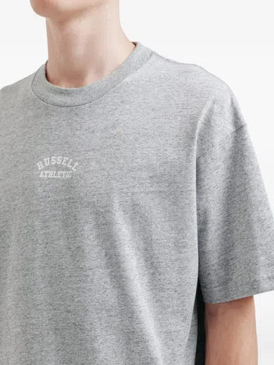 Izzue Text Print T-shirt In Gray