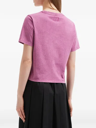 Izzue Patch T-shirt In Pink