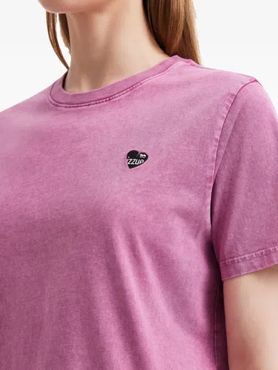 Izzue Patch T-shirt In Pink
