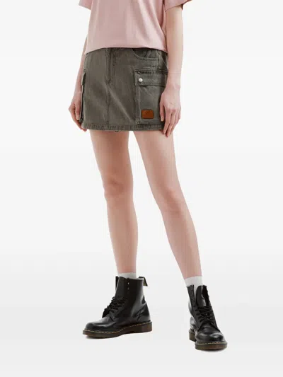 Chocoolate Cargo-pocket Shorts In Gray