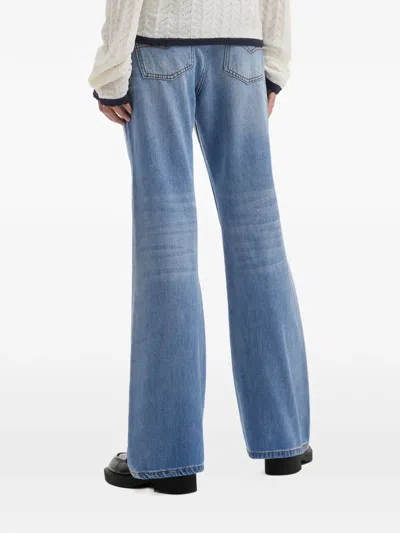 B+ab Panelled Jeans In Blue