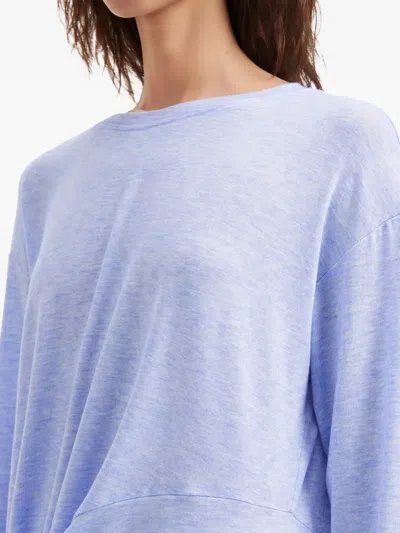 B+ab Knot Asymmetric Top In Blue