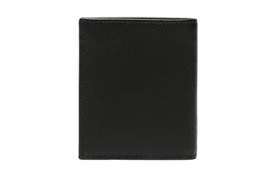 Prada Saffiano Leather Wallet In Black