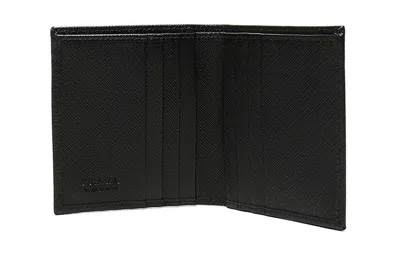 Prada Saffiano Leather Wallet In Black