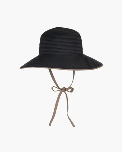 Eric Javits Ribbon Skimmer In Black