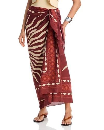 Johanna Ortiz Golden Horizon Pareo Swim Cover-up In Multi