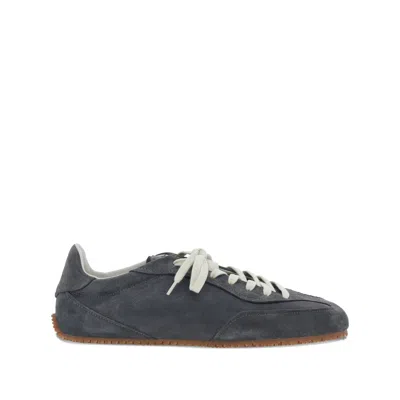 Axel Arigato Daze Runner Grey Sneaker With Logo On The Tongue And Grooved Sole In Suede Man In Gray