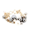 LANVIN Gold-toned bracelet with faux-pearls
