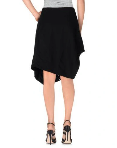 Shop Jay Ahr Knee Length Skirts In Black