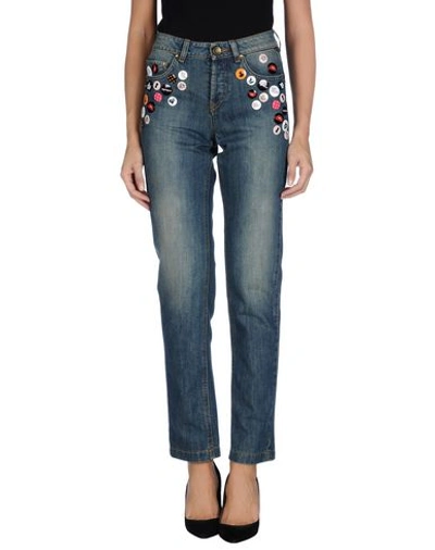 Red Valentino Denim Pants In Blue