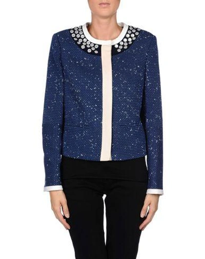 Shop Diane Von Furstenberg Blazer In Blue