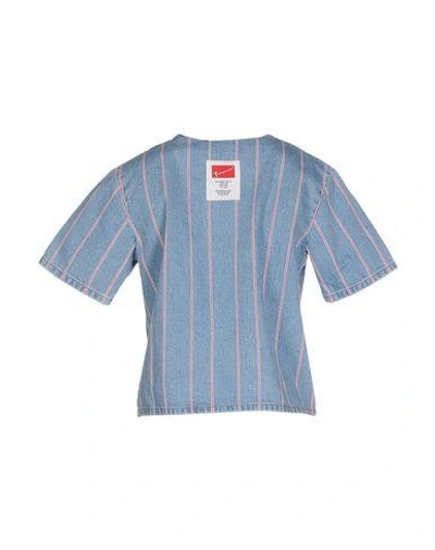 Shop Alexander Wang T Denim Shirt In Blue