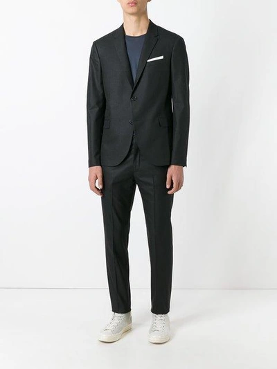 Neil Barrett Formal Suit - Black In Black