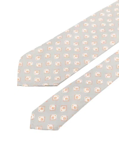 Lardini Patterned Tie In Purple
