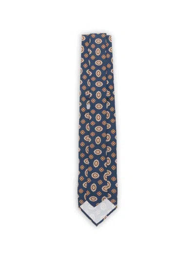Lardini Patterned Tie In Gray