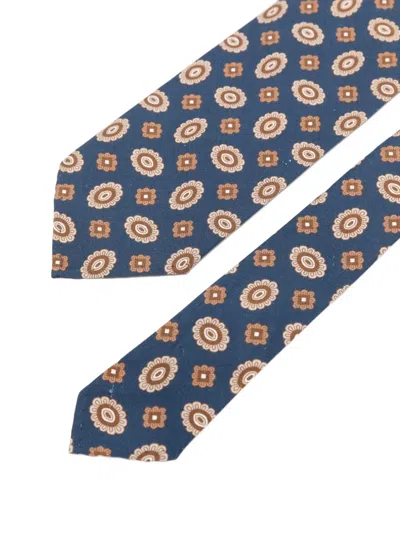Lardini Patterned Tie In Gray